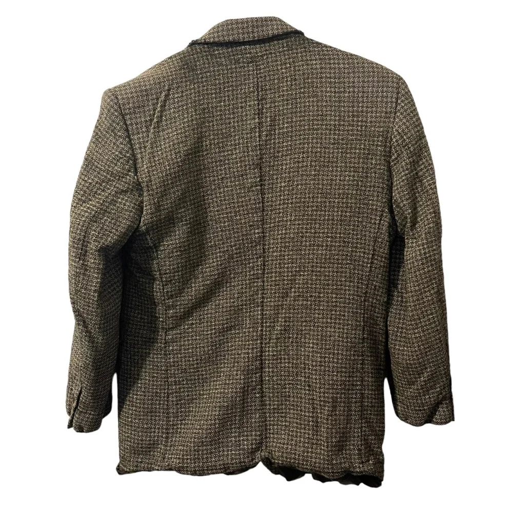 Mappelli De Milano Men 44L Brown Silk Wool Blazer Sport Coat Heavyweight‎ Casual
